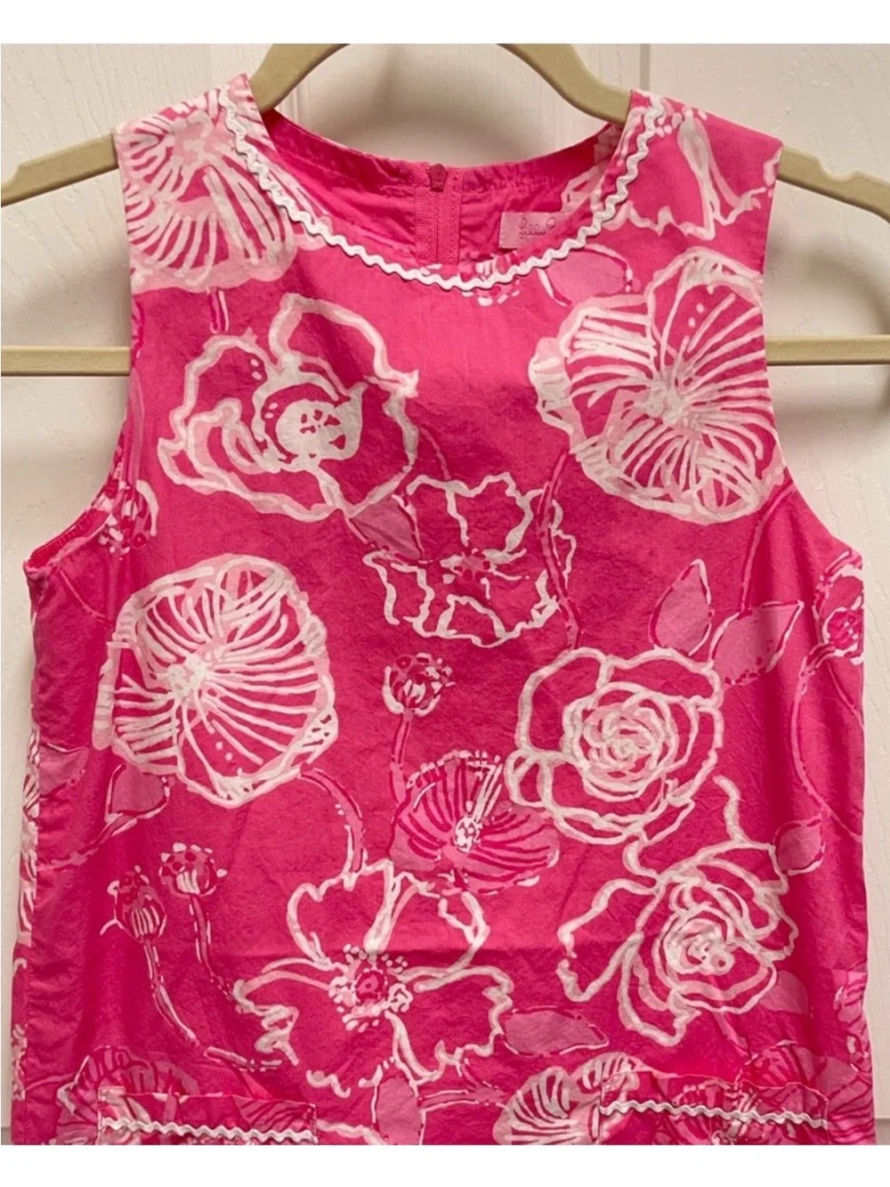 Lilly Pulitzer Girl’s Pink Shift Dress. Sz Girls 12